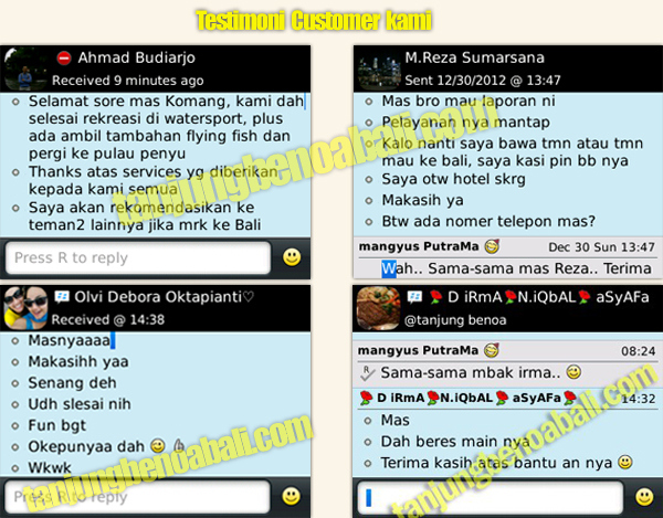 testimoni watersport tanjung benoa bali